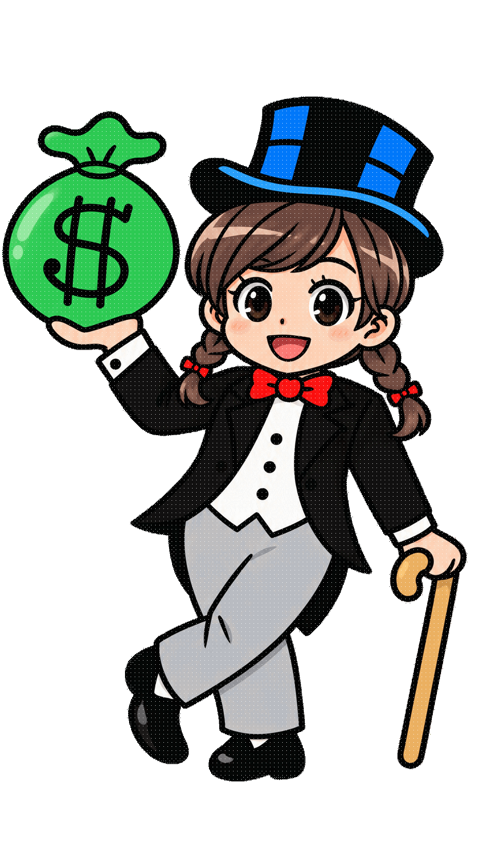 金持ちデータベース案内キャラクター