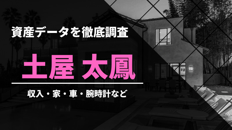 土屋 太鳳 資産データ徹底調査 収入 家 車など
